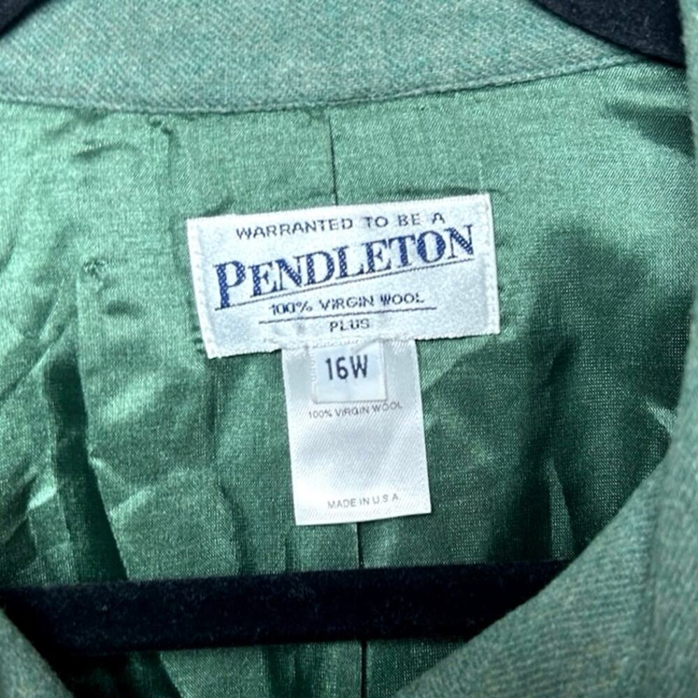 Pendleton Women’s 100% Wool Lightweight Jacket Li… - image 8